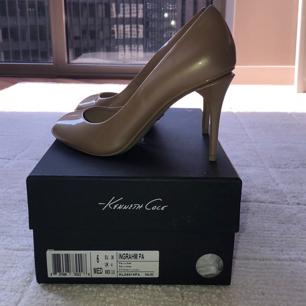 Kenneth Cole Nude Peep Toe with 925 Technology